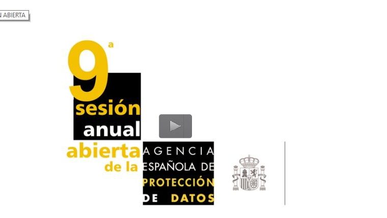 9ª Sesión Anual Abierta AEPD